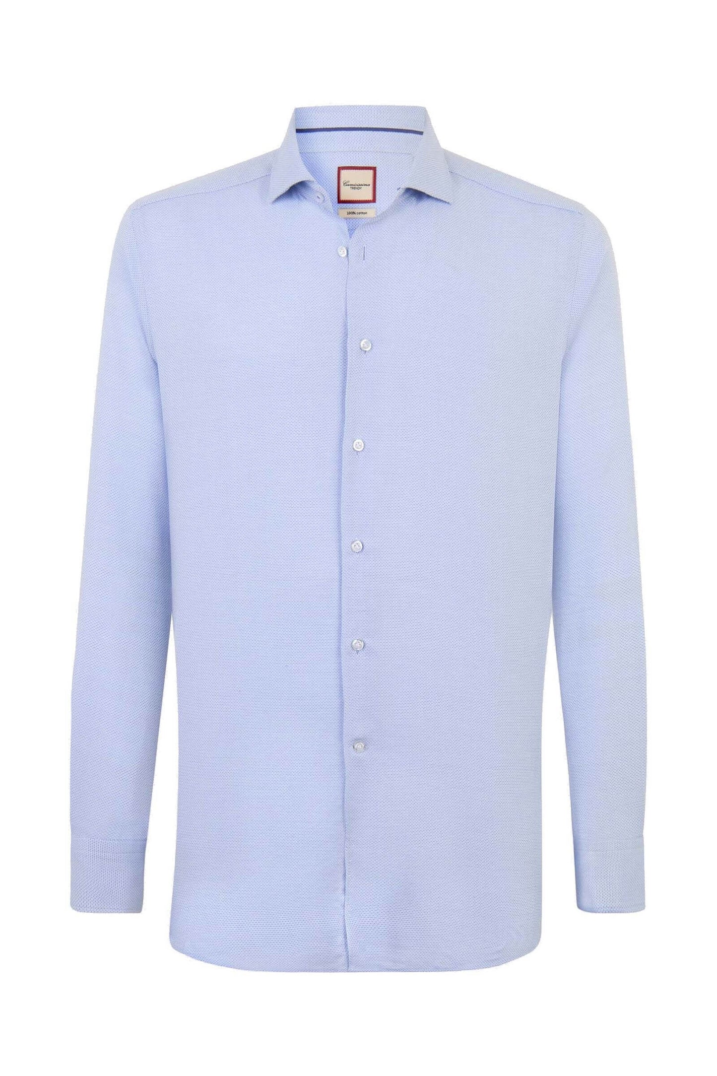 Muška košulja svetloplava Trendy Cotton, ekstra uski kroj