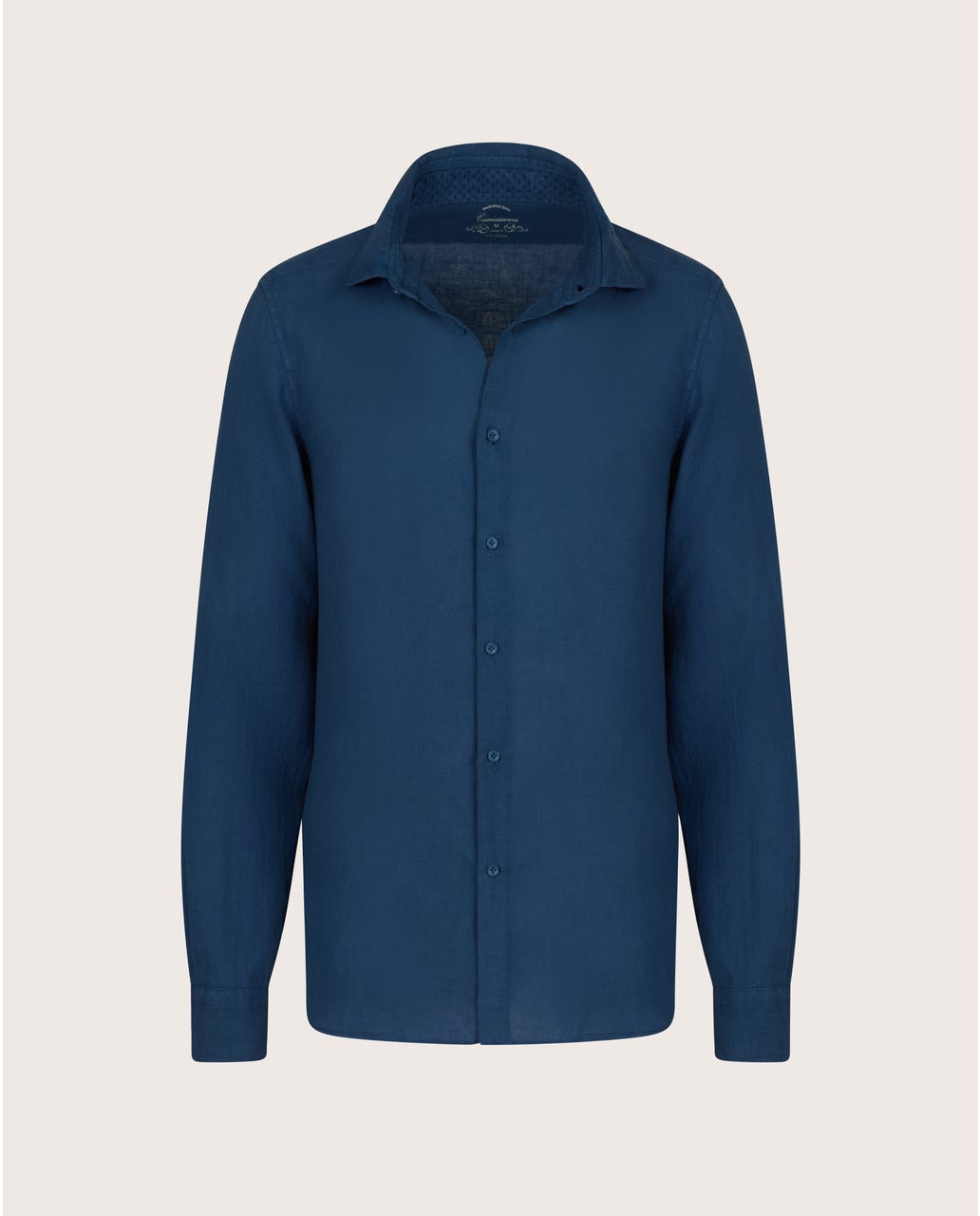Denim muška lanena košulja, comfort fit