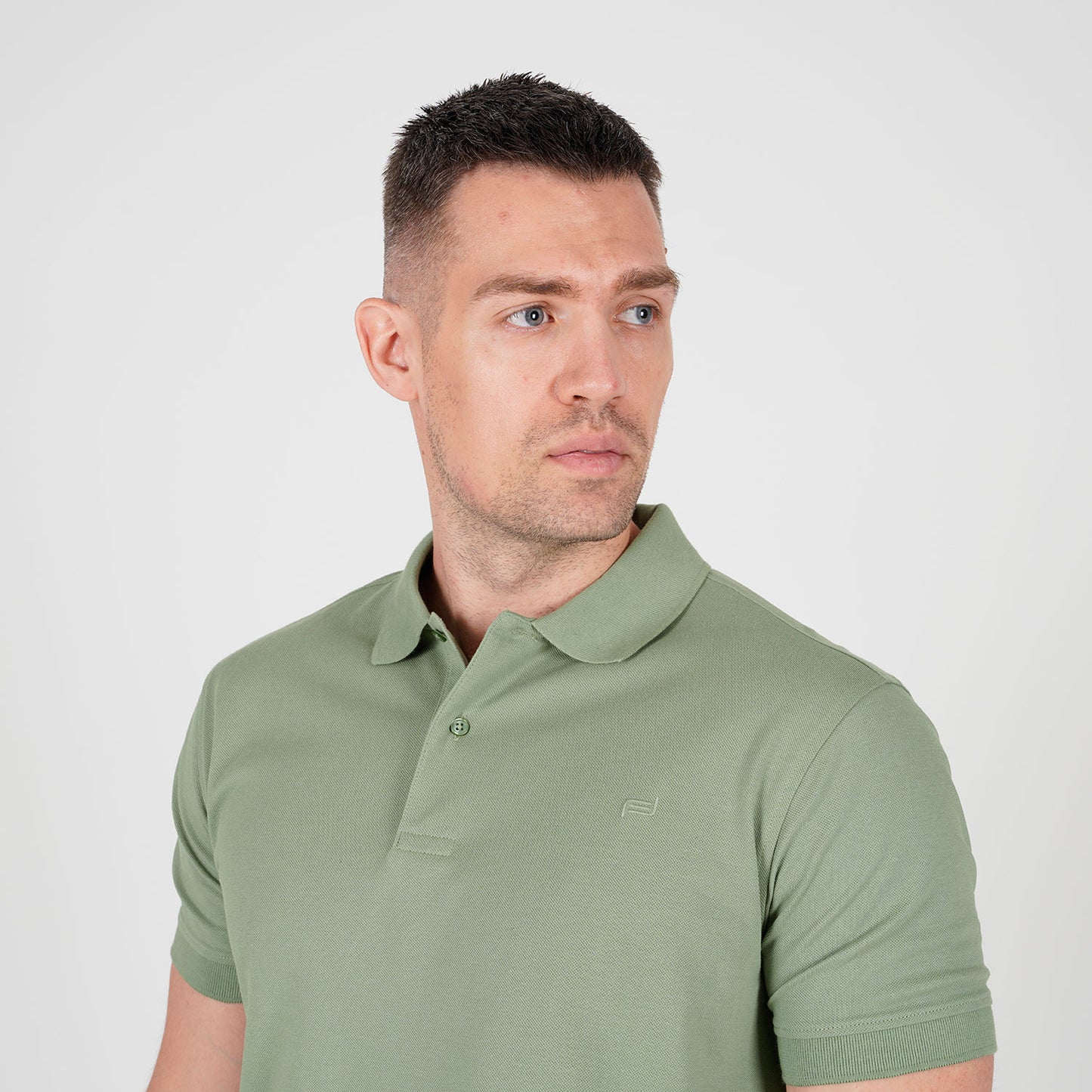 Breathe polo majica maslinasto zelena – 100% pamuk, bez tragova znoja