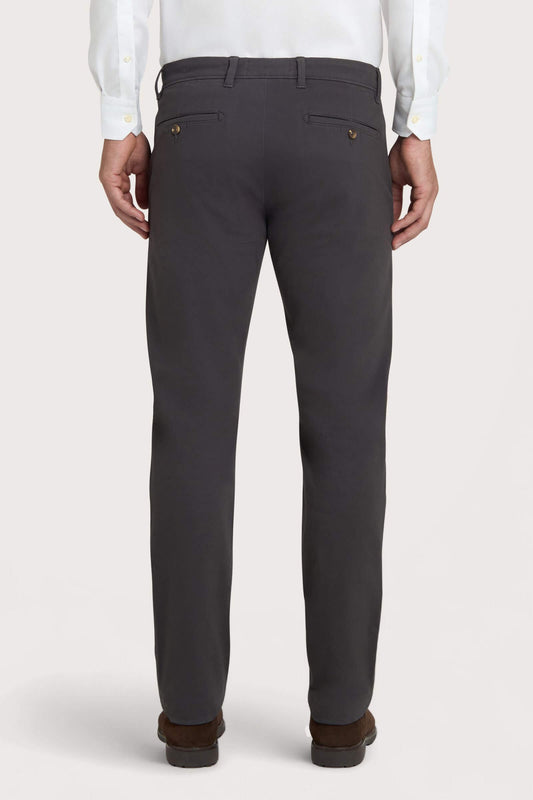 Tamnosive chino pantalone od pamučnog twilla