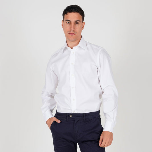 NON IRON Dablin bela košulja uskog kroja