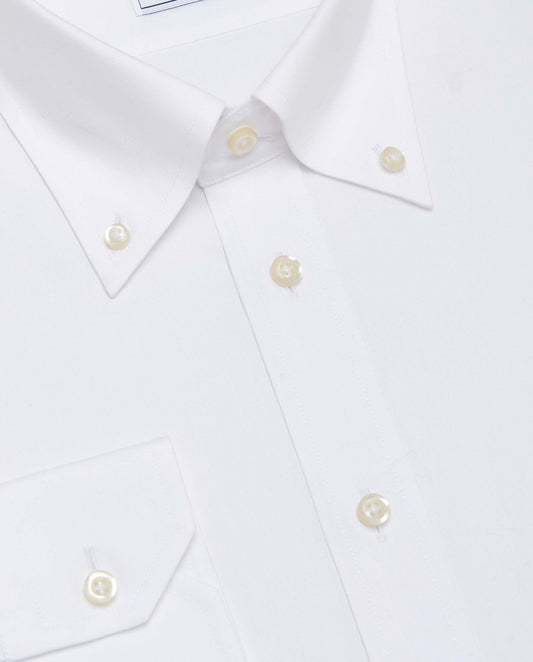 NON IRON bela košulja Manhattan sa dugmićima na kragni