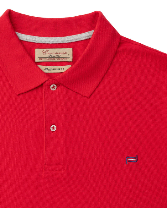 Asinara crvena pamučna polo majica