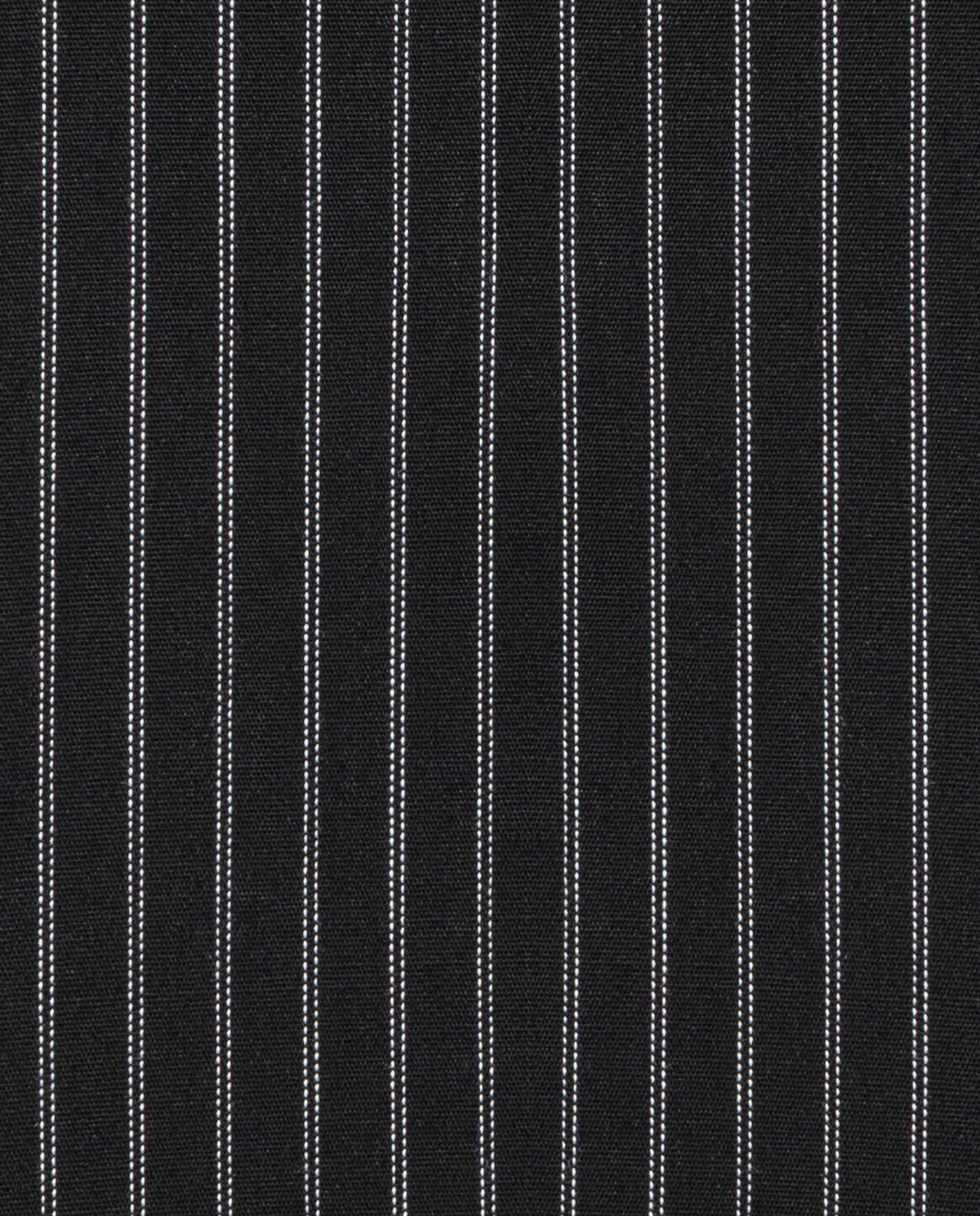 Crna košulja na pruge sa francuskom kragnom