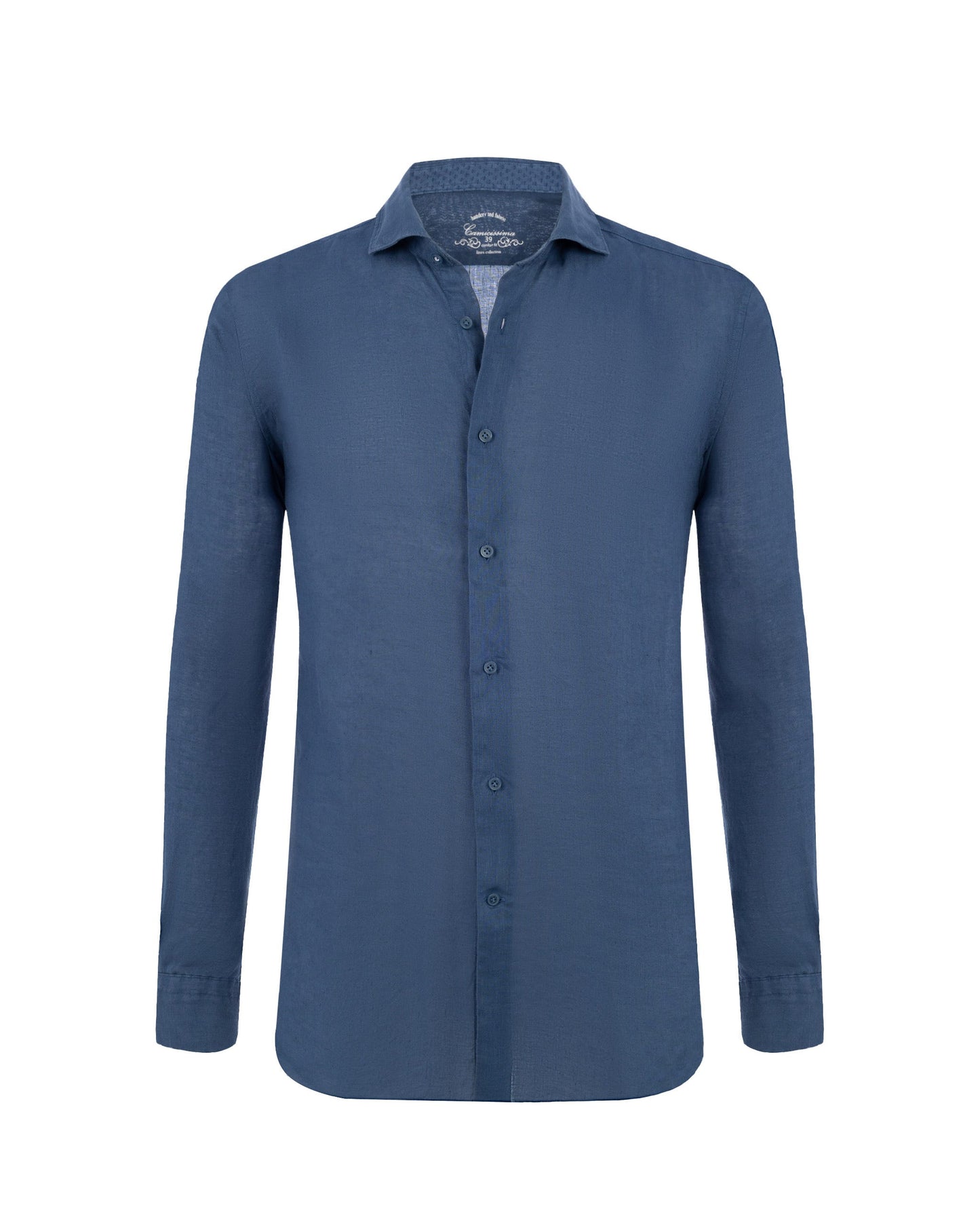 Denim lanena košulja