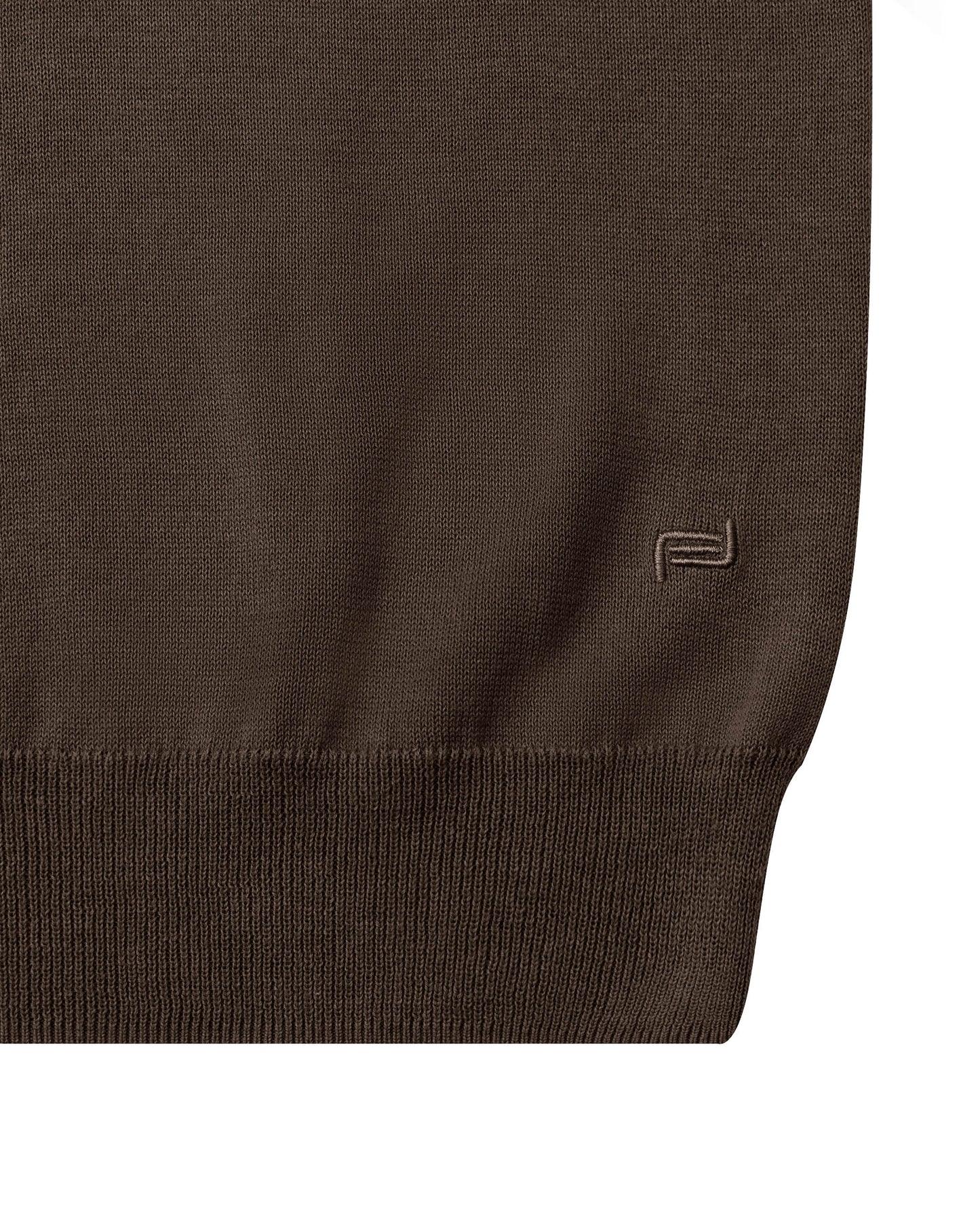 Braon pamučna polo majica