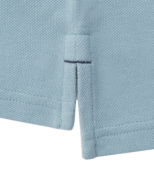 Tirkizna pamučna polo majica