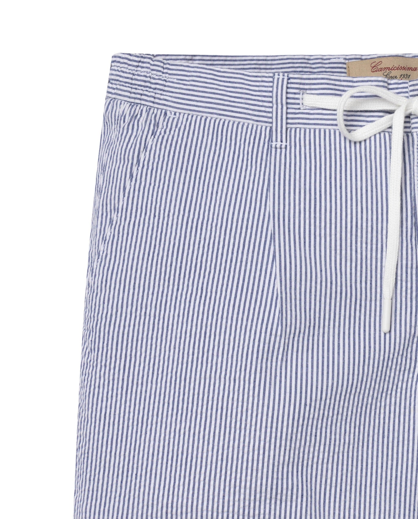 Svetloplave chino pantalone sa učkurom