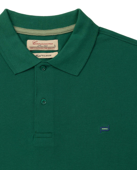 Filicudi zelena pamučna polo majica