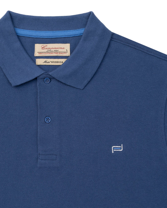 Giudecca plava pamučna polo majica