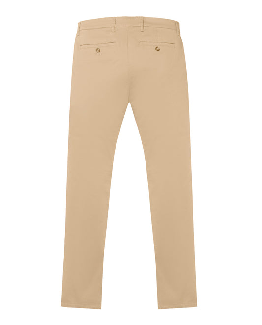 Bež pamučne chino pantalone