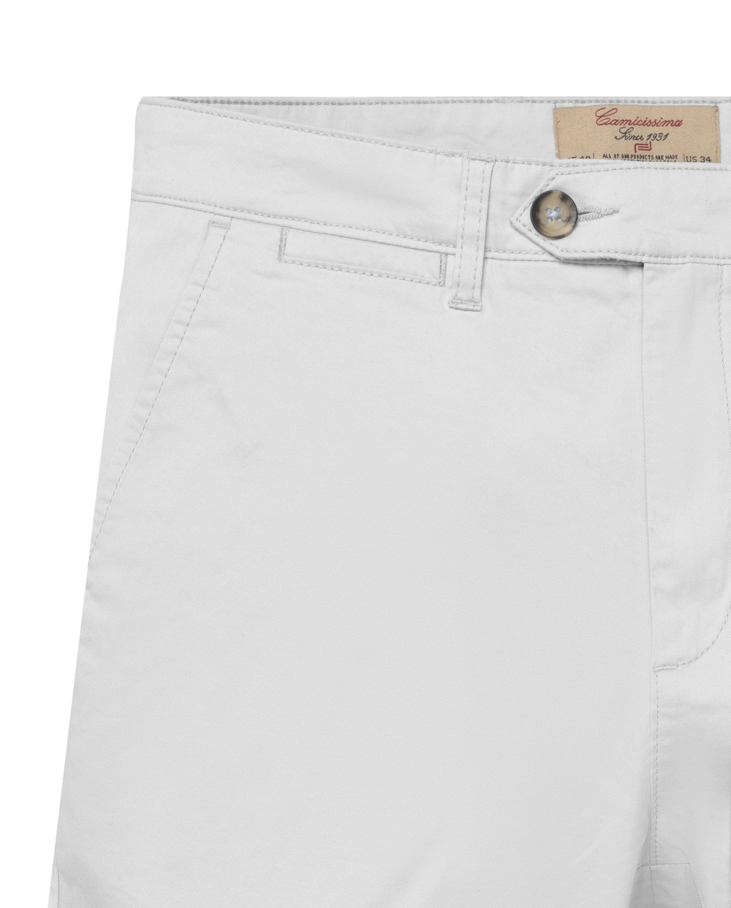 Svetlosive pamučne chino pantalone