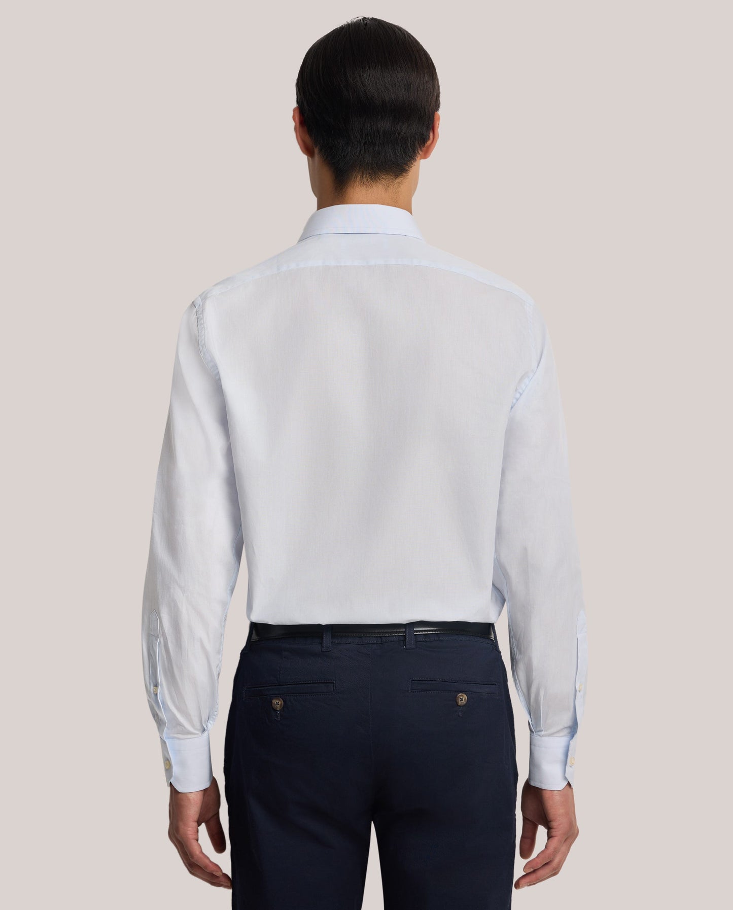 Muška košulja od popelina – svetloplava, slim fit