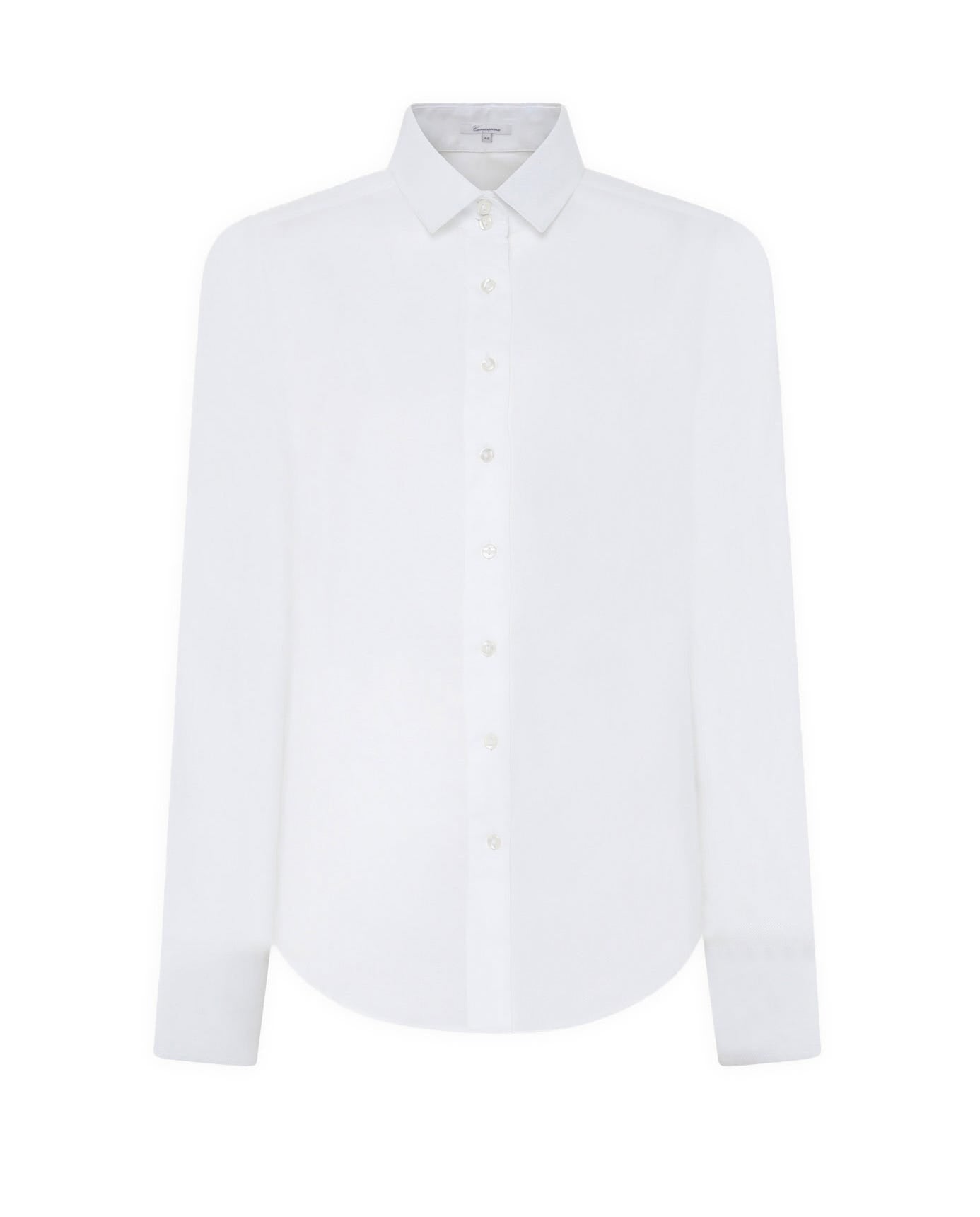 Bela košulja Viola od oxford pamuka