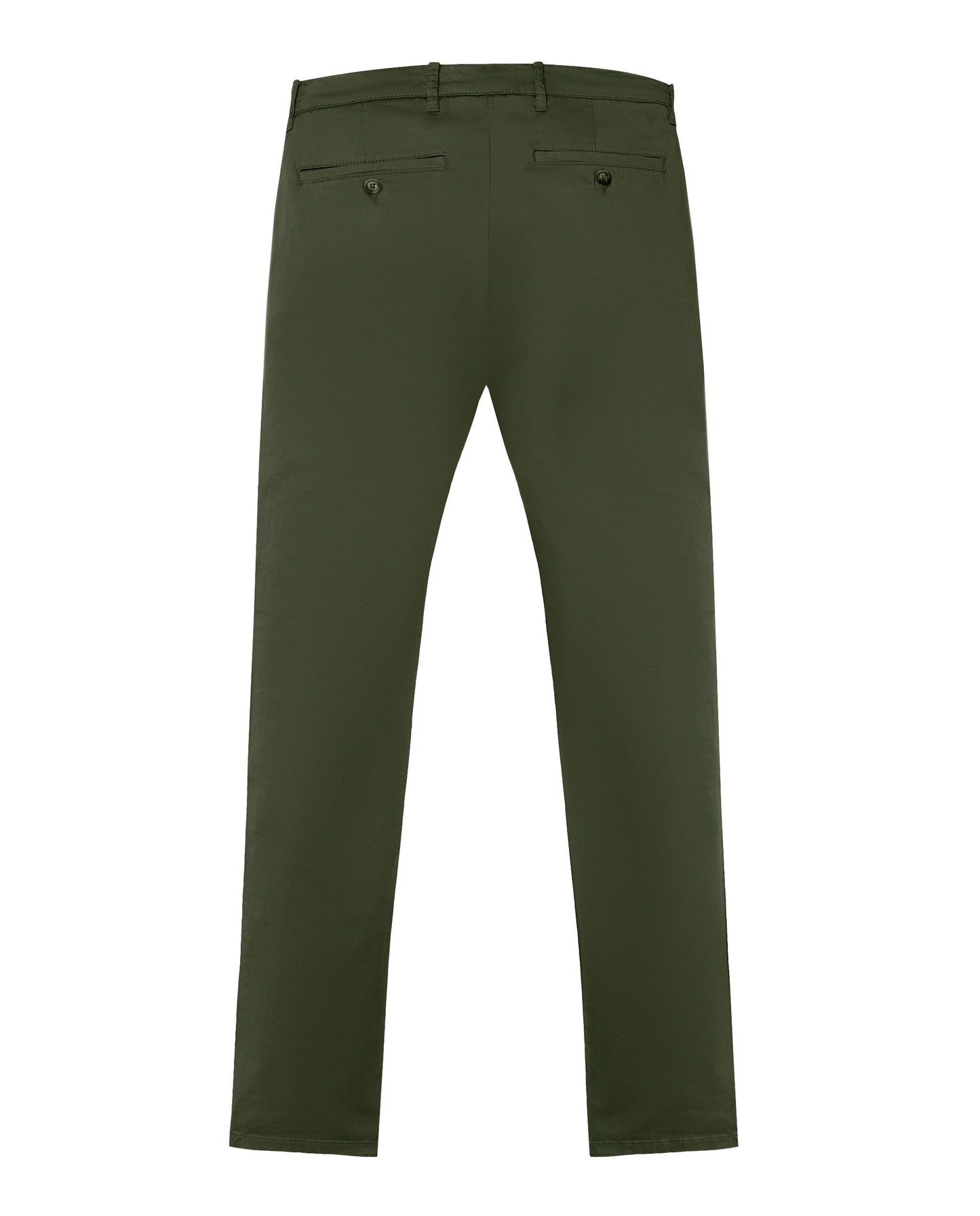 Maslinastno zelene pamučne chino pantalone