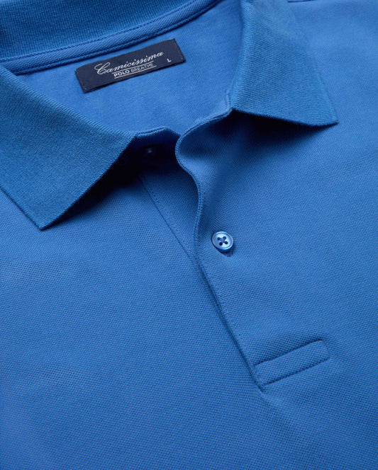 Breathe polo majica denim – bez tragova znoja