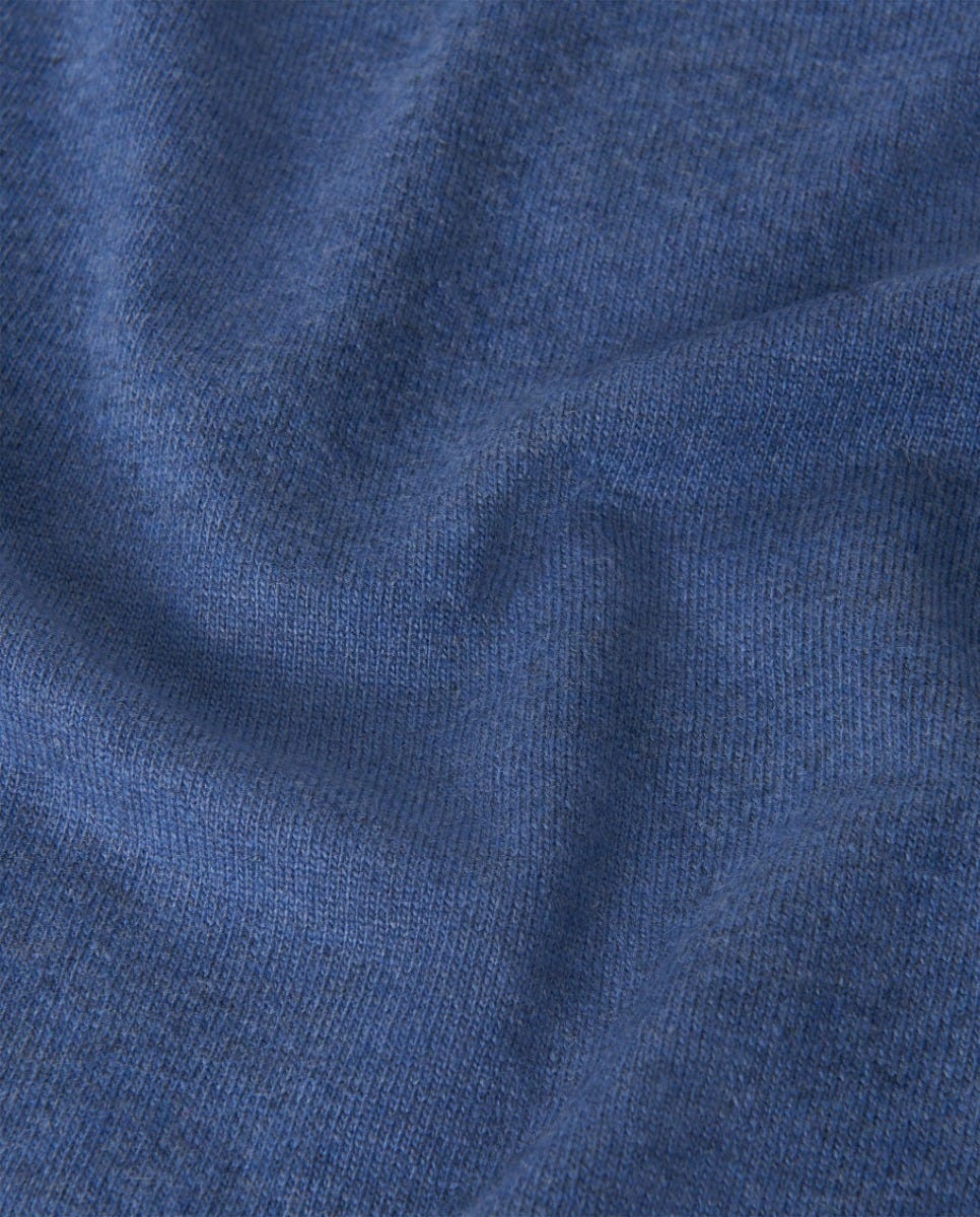Half Zip denim muški džemper