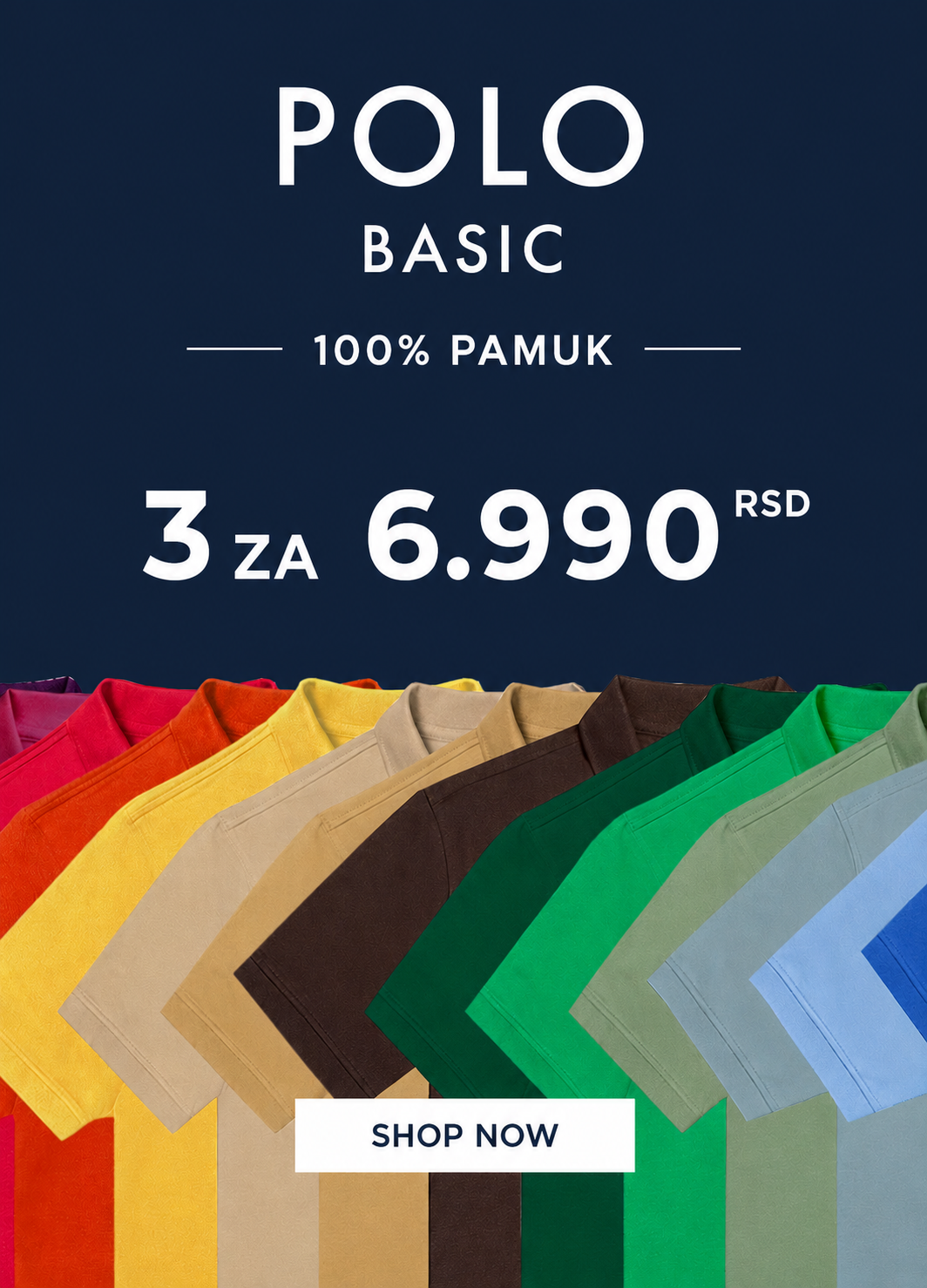 Basic muške polo majice – jednostavan stil za svaki dan