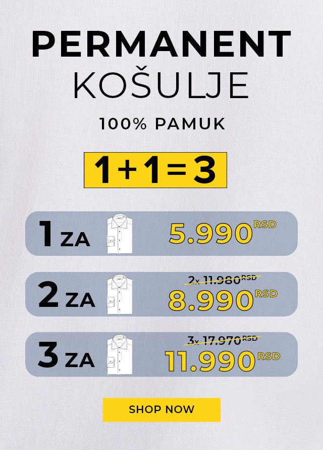 Košulje Permanent – Mix & Match ponuda