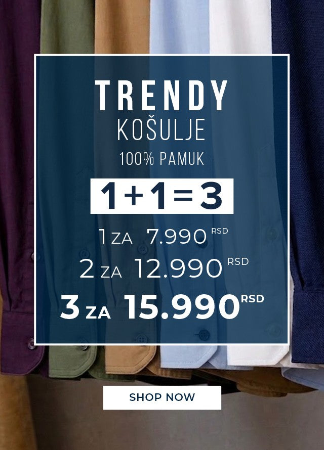 Trendi košulje – Mix & Match ponuda
