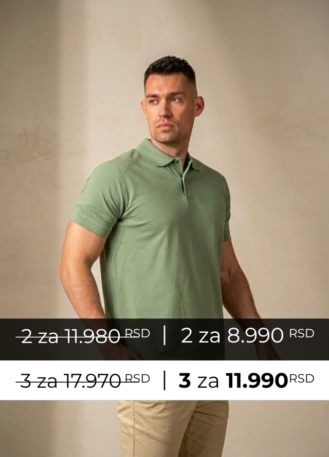 Polo majice - bez tragova znojenja