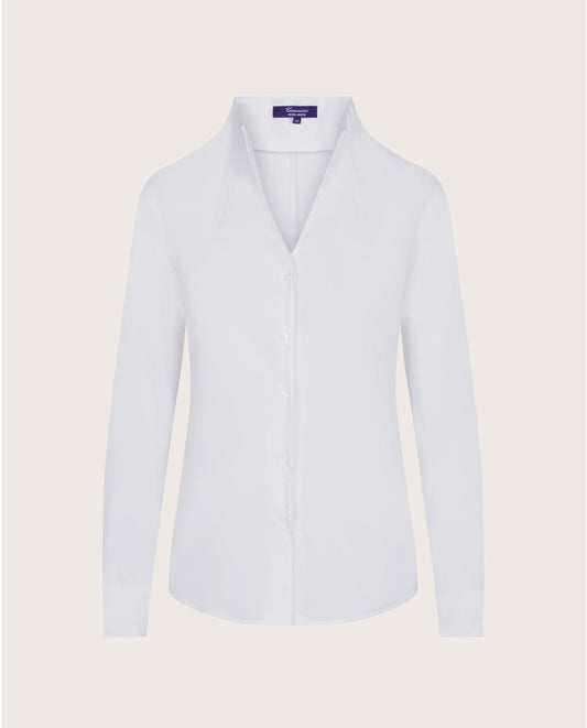 NON IRON bela ženska košulja Azalea