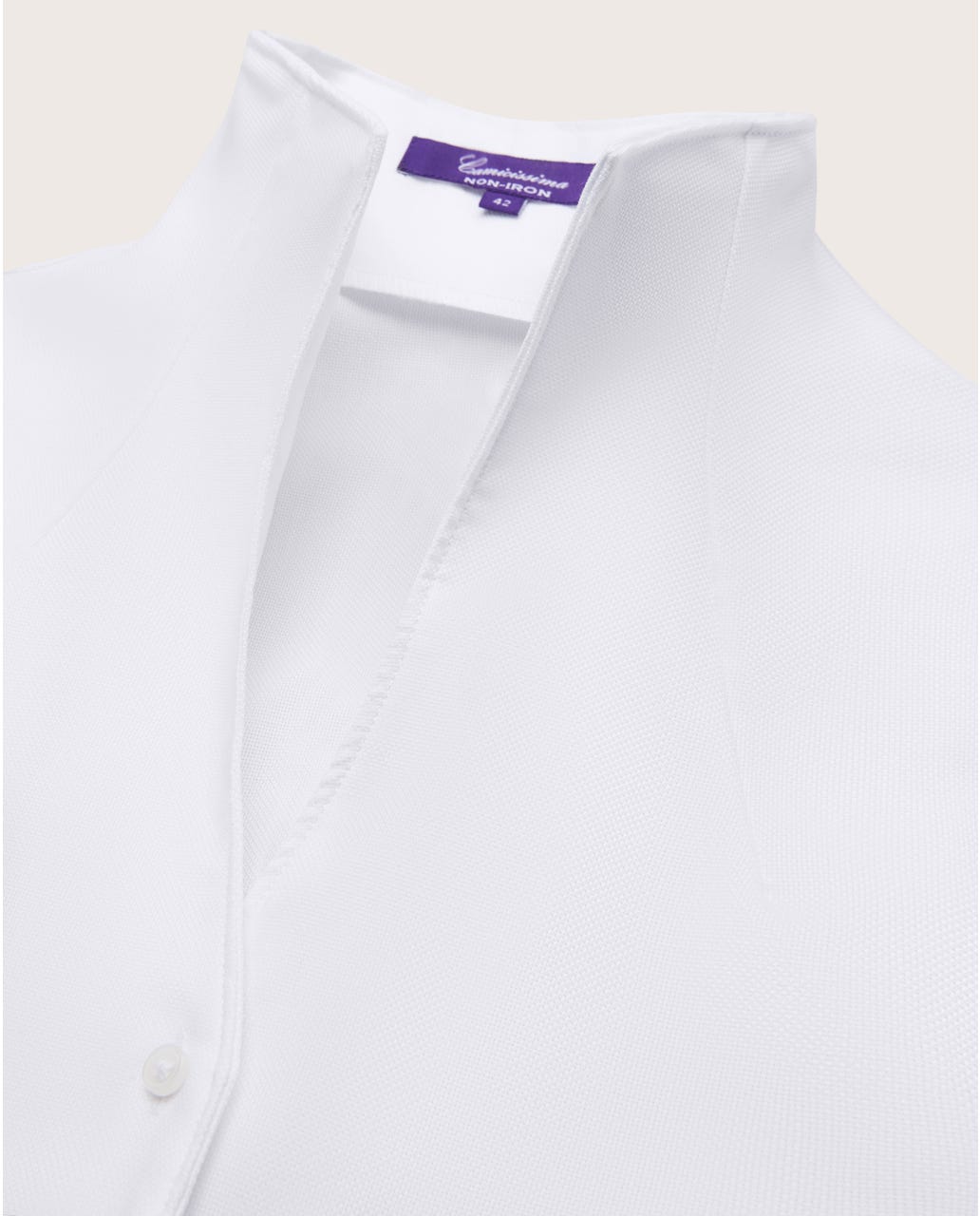 NON IRON bela ženska košulja Azalea