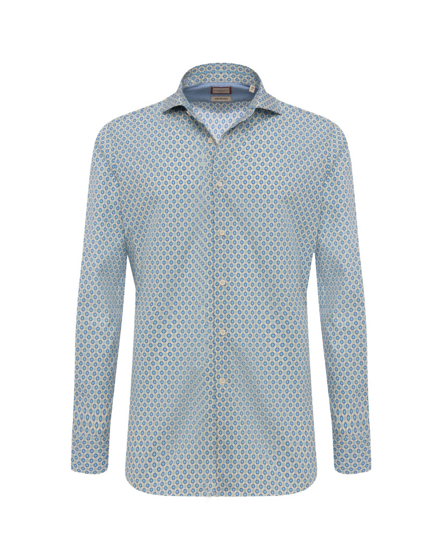 Trendy bež košulja sa dezenom