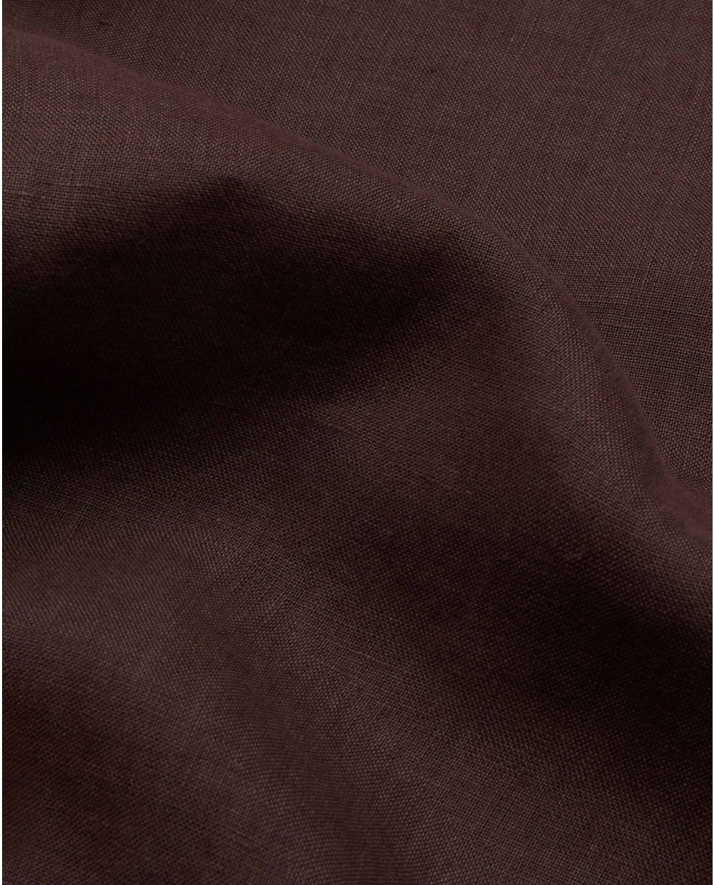 Braon muška lanena košulja, comfort fit