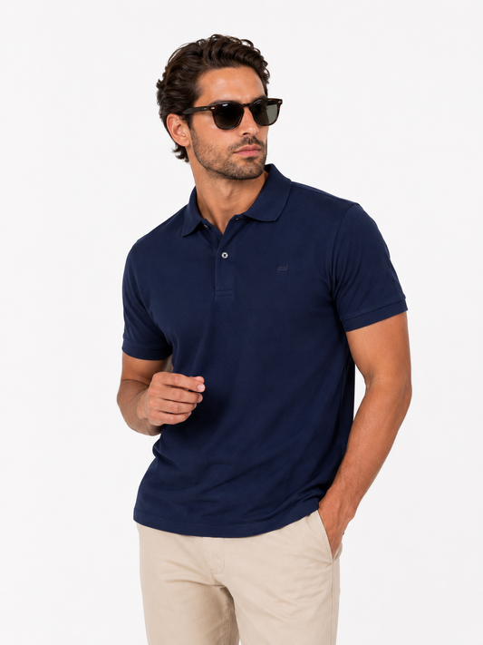 Breathe polo majica teget – 100% pamuk, bez tragova znoja