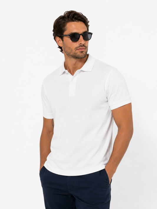 Breathe polo majica bela – 100% pamuk, bez tragova znoja