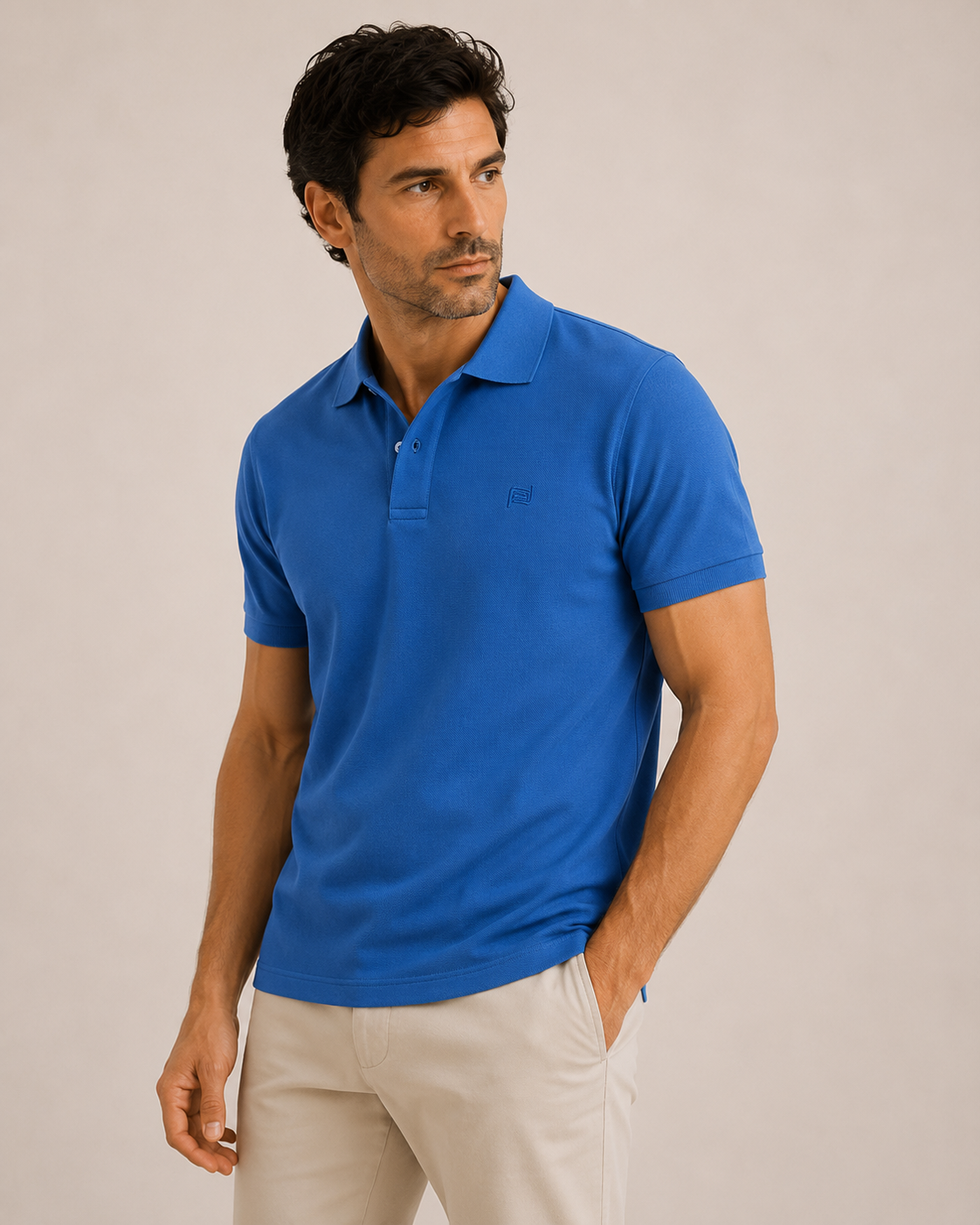Breathe polo majica denim – bez tragova znoja