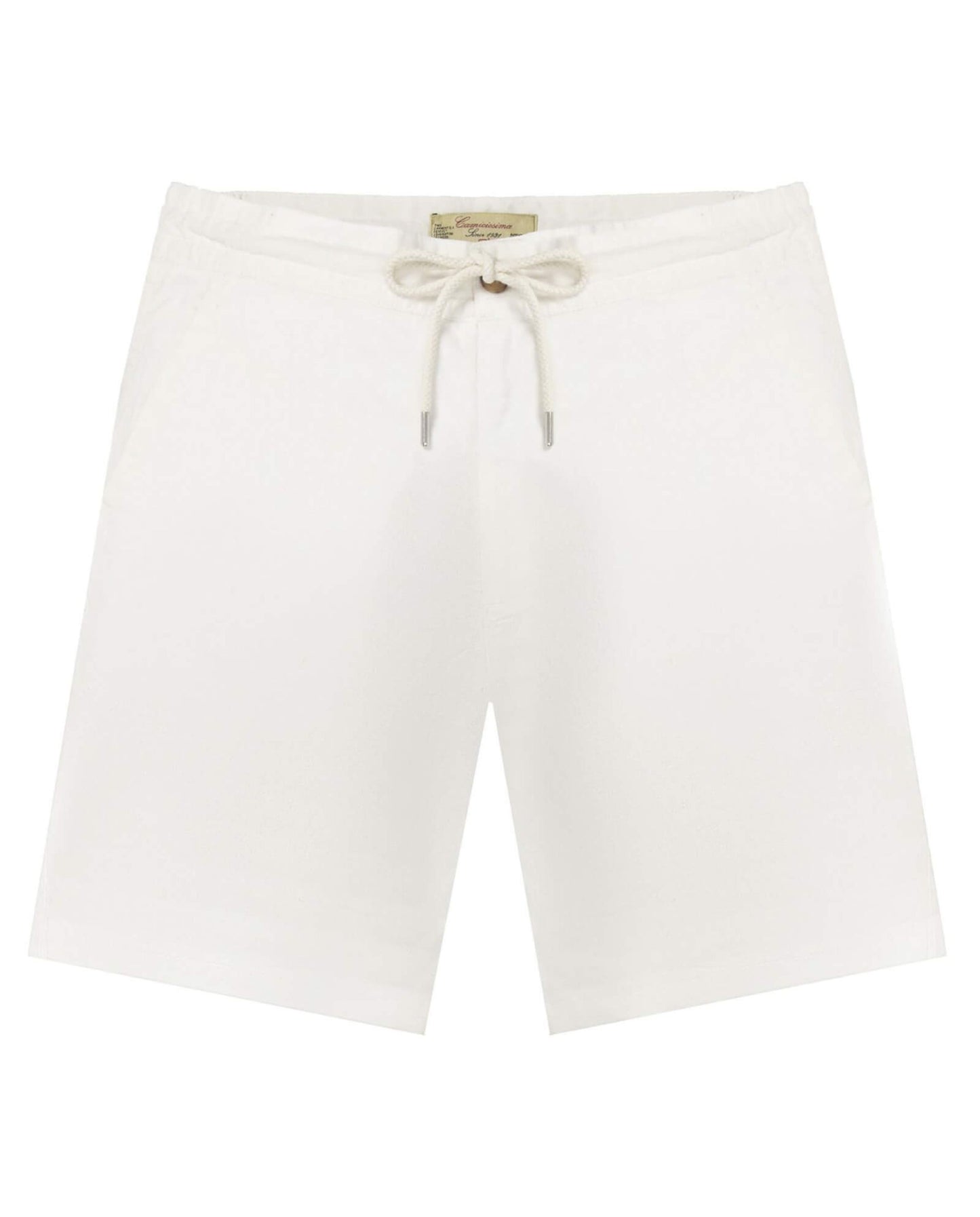 Bele bermude od pamuka i lana