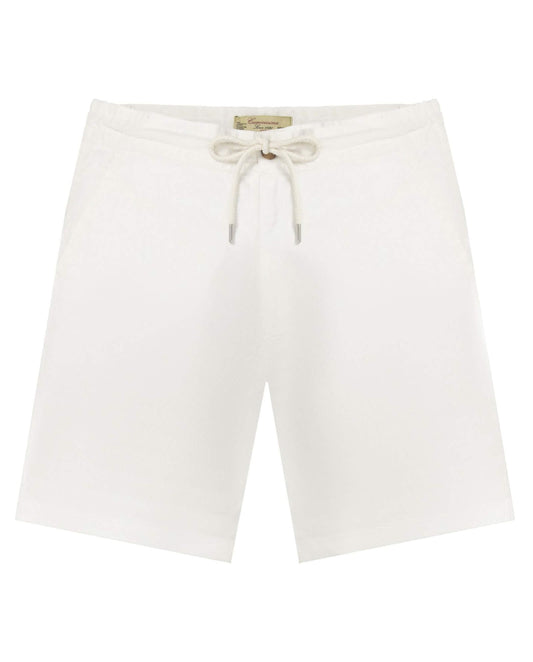 Bele bermude od pamuka i lana