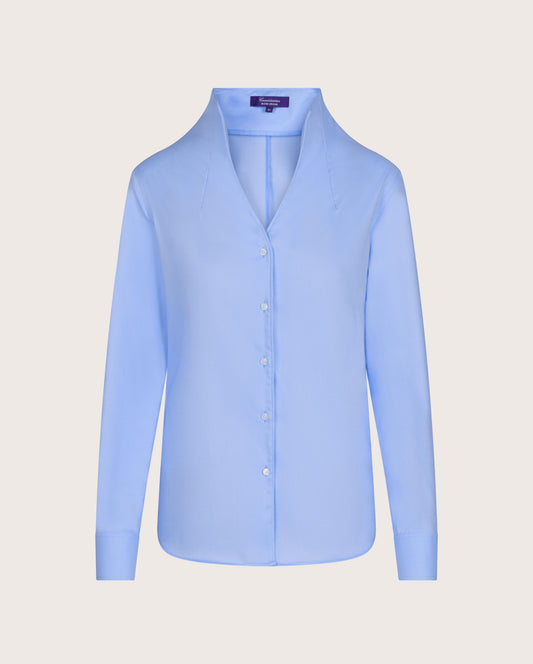 NON IRON Iris svetloplava ženska košulja