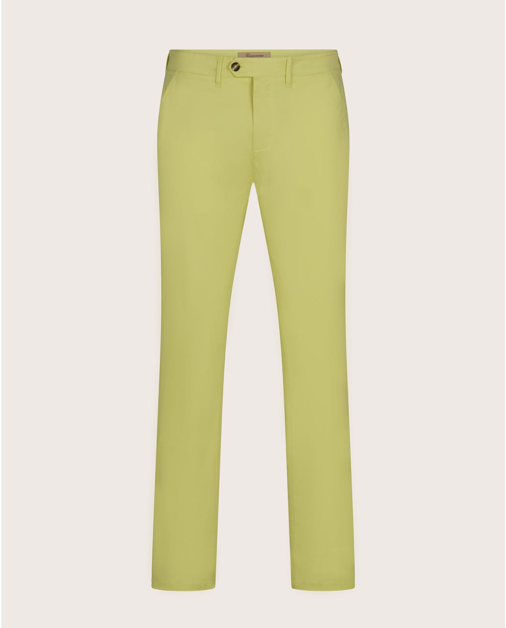 Chino pantalone Osaka od pamučnog kepera, žuta