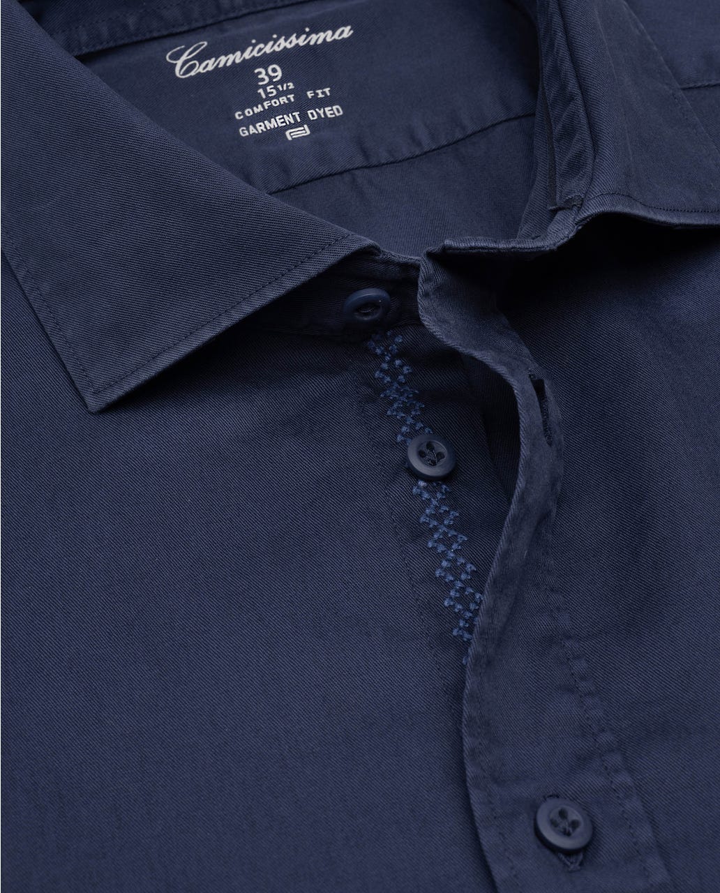 Teget muška košulja Trendy twill Slim Comfort, francuski okovratnik