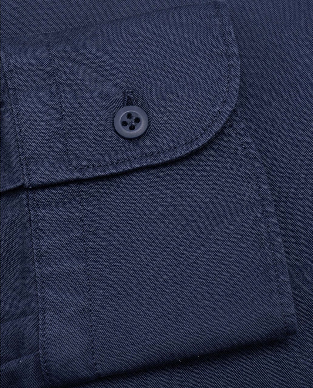 Teget muška košulja Trendy twill Slim Comfort, francuski okovratnik