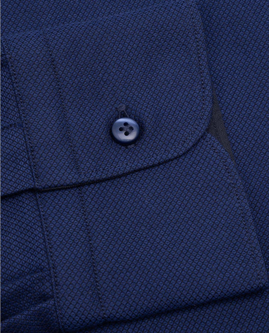 Teget košulja Trendy Dobby