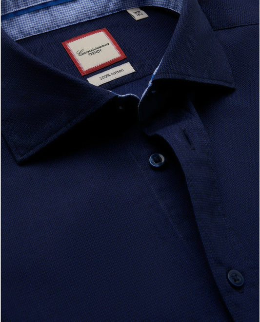 Trendy plava košulja, extra slim fit