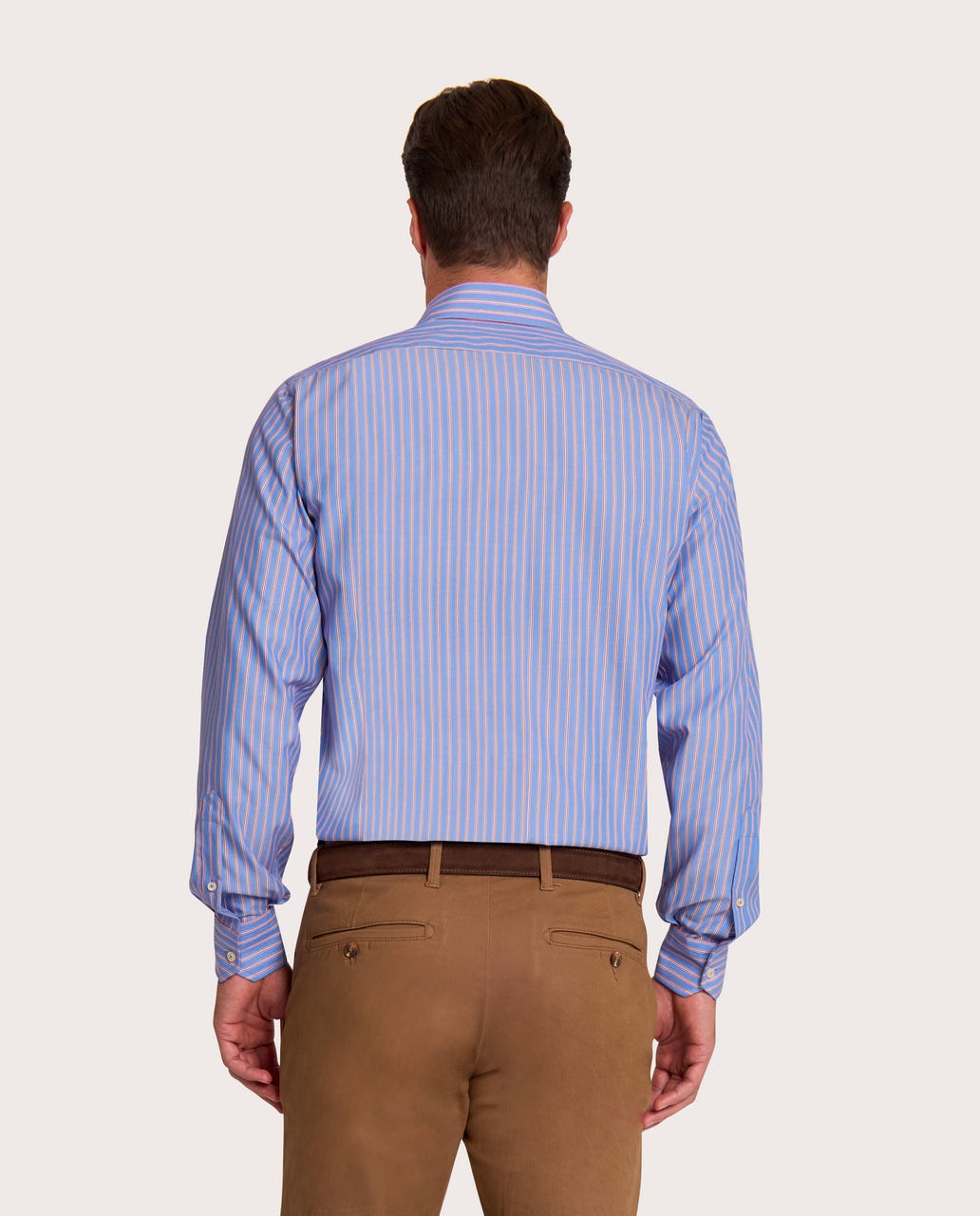 NON IRON košulja na pruge, francuski okovratnik