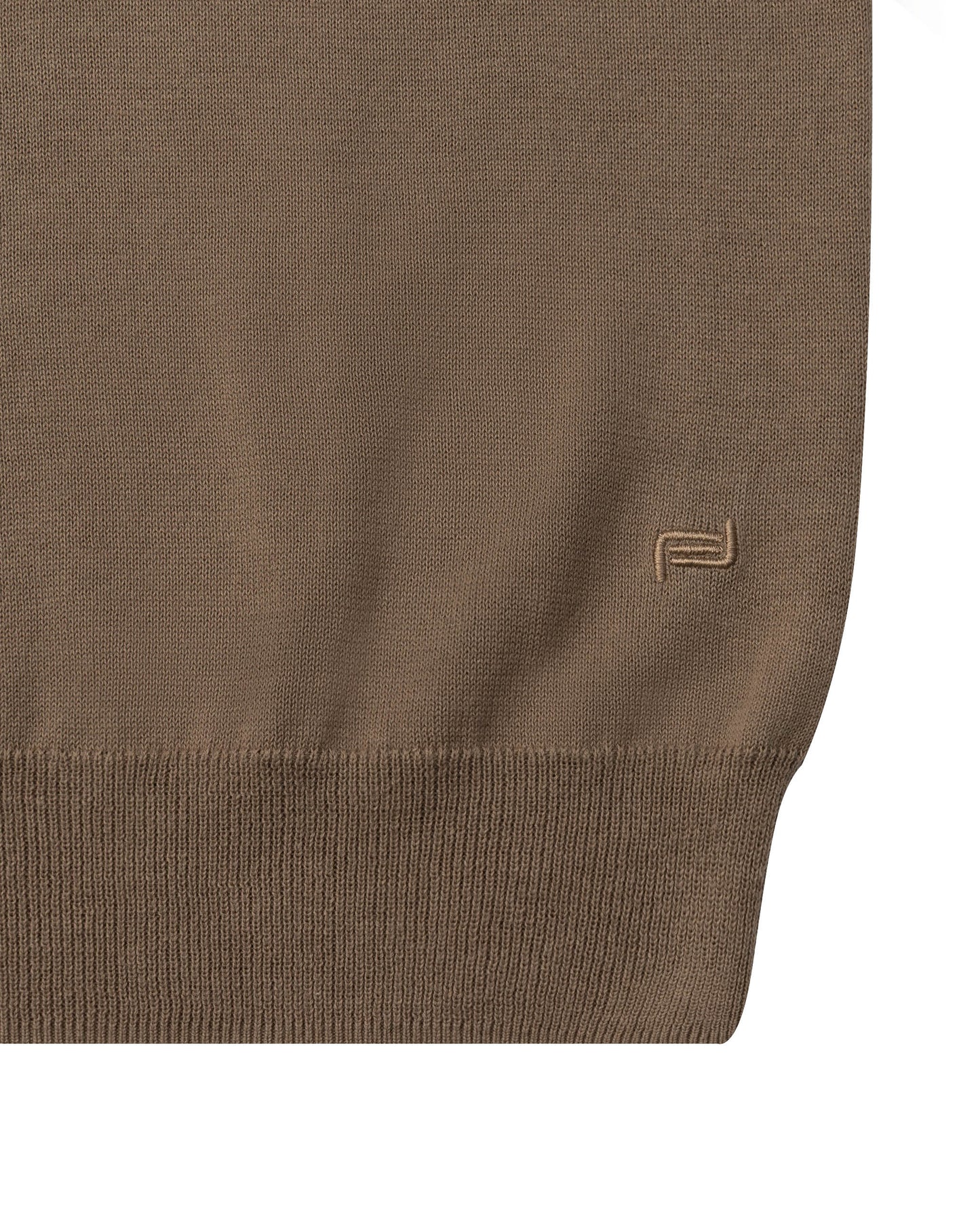 Svetlobraon pamučna polo majica