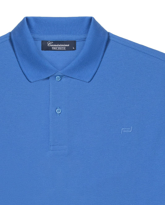 Breathe polo majica plava – 100% pamuk, bez tragova znoja