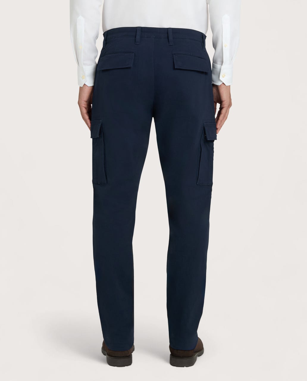 Muške cargo pantalone tamnoplave, slim fit