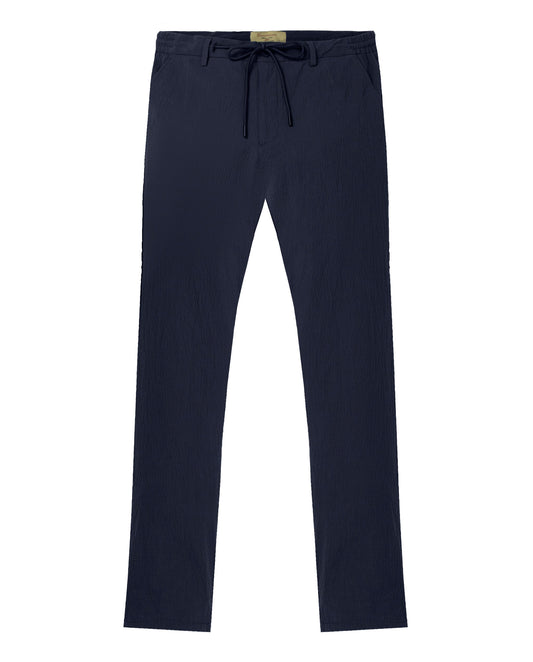 Tamnoplave chino pantalone sa učkurom