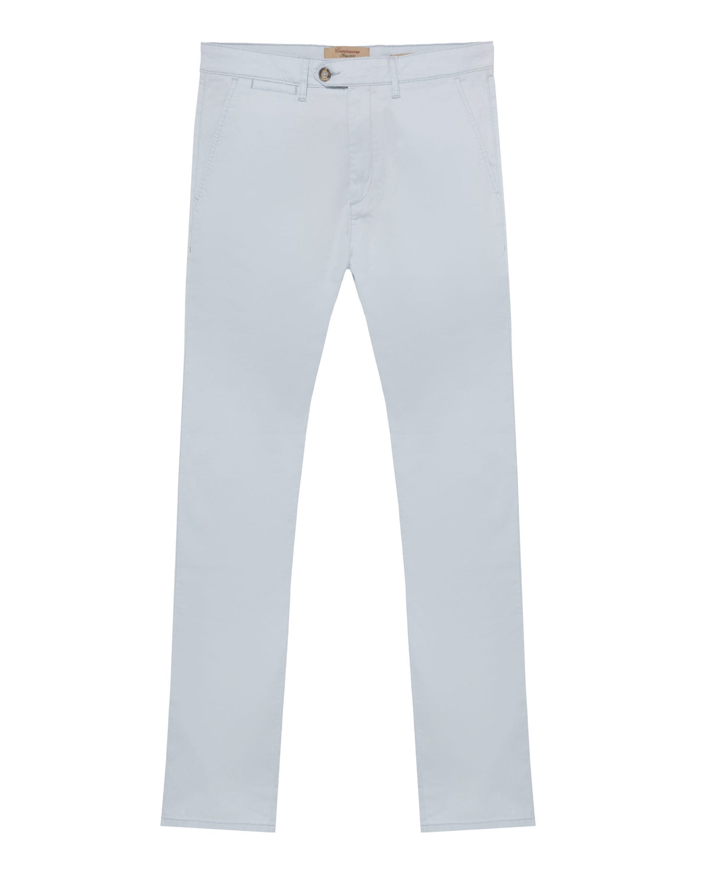Svetloplave pamučne chino pantalone