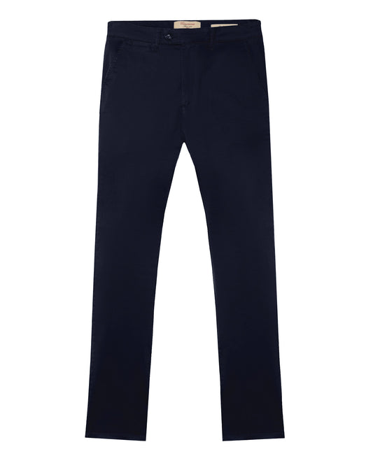 Plave pamučne chino pantalone