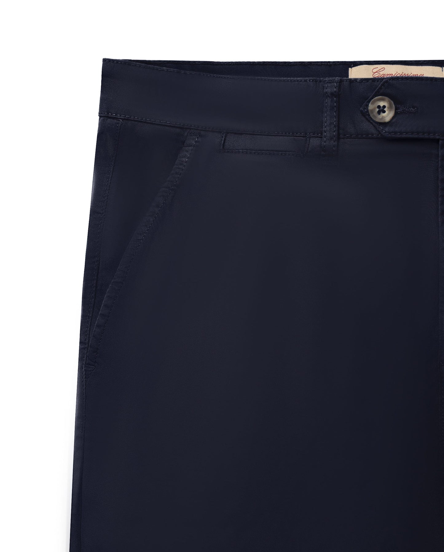 Plave pamučne chino pantalone