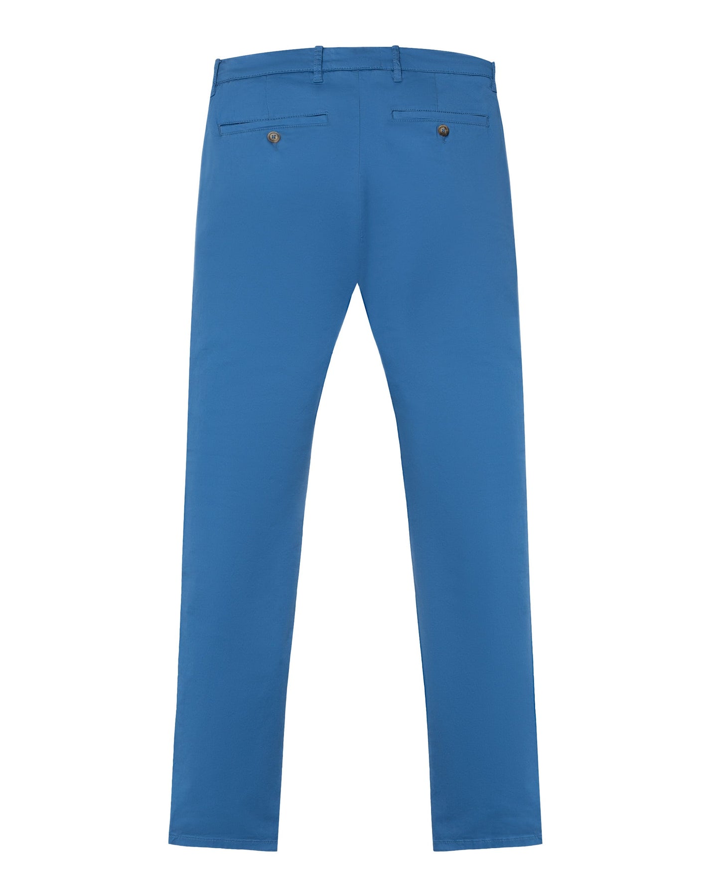 Azurno plave pamučne chino pantalone