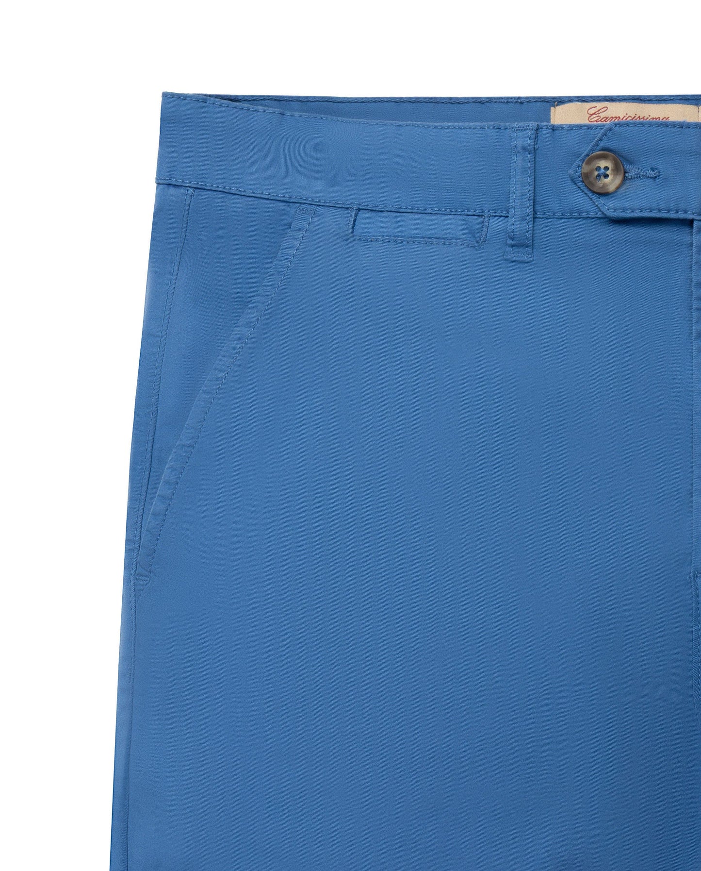 Azurno plave pamučne chino pantalone